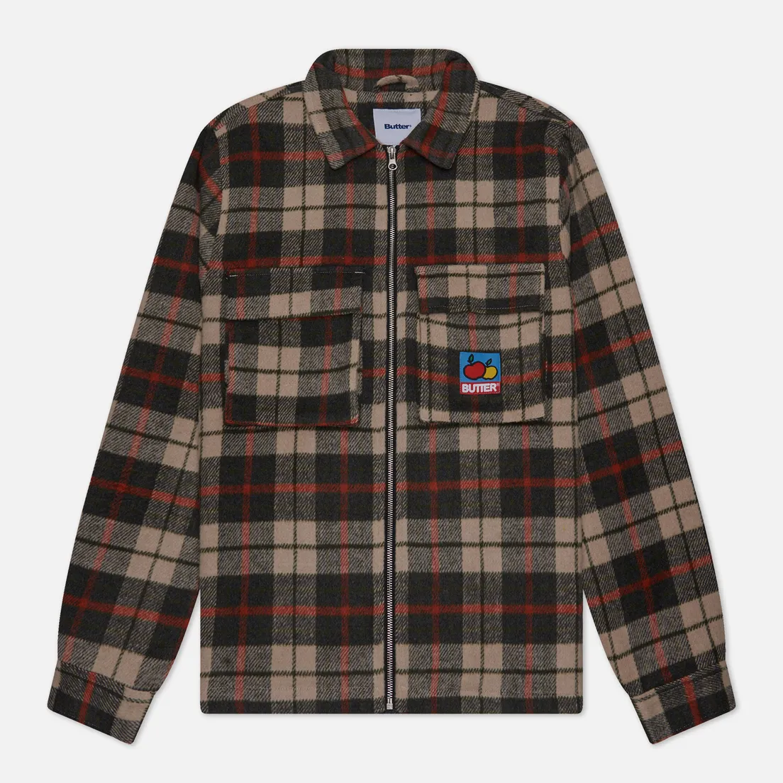 Butter Goods Мужская рубашка Grove Plaid Overshirt