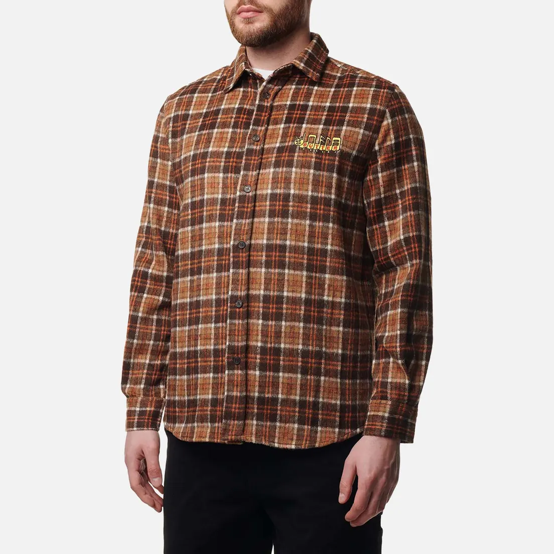 Butter Goods Мужская рубашка Caterpillar Flannel