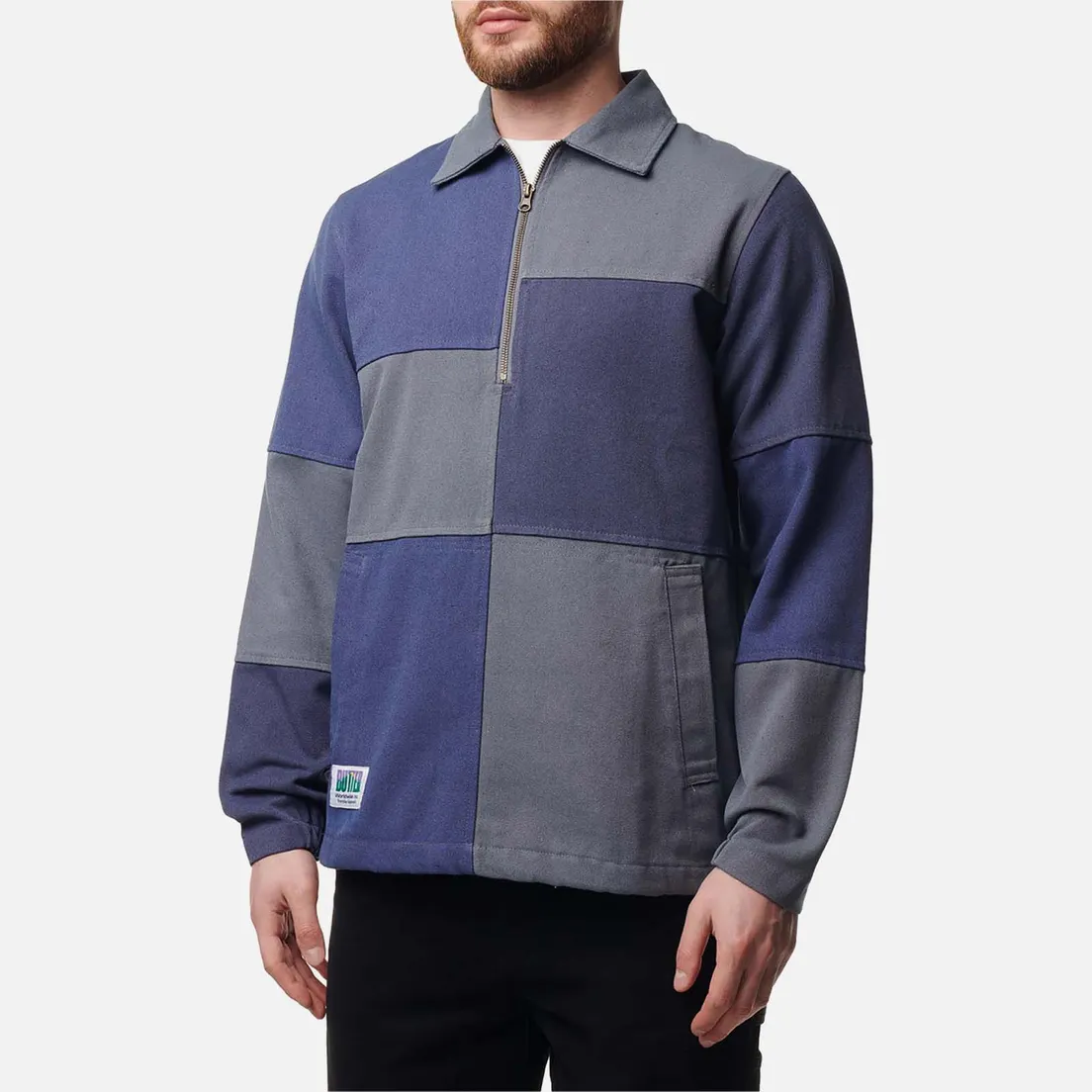 Butter Goods Мужская куртка анорак Washed Canvas Patchwork