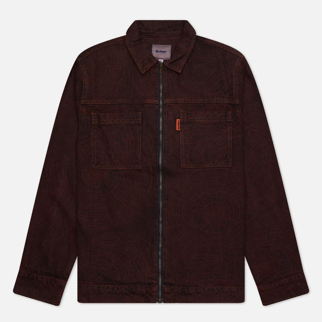 Butter Goods Мужская джинсовая куртка Overdyed Web Denim