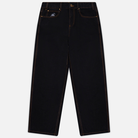 фото Мужские джинсы butter goods hound denim, цвет чёрный, размер 28