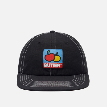 фото Кепка butter goods grove 6 panel, цвет чёрный