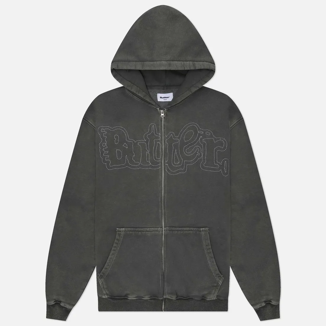 Butter Goods Мужская толстовка Breakdown Zip-Thru Hoodie
