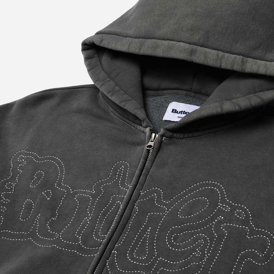 Butter Goods Мужская толстовка Breakdown Zip-Thru Hoodie