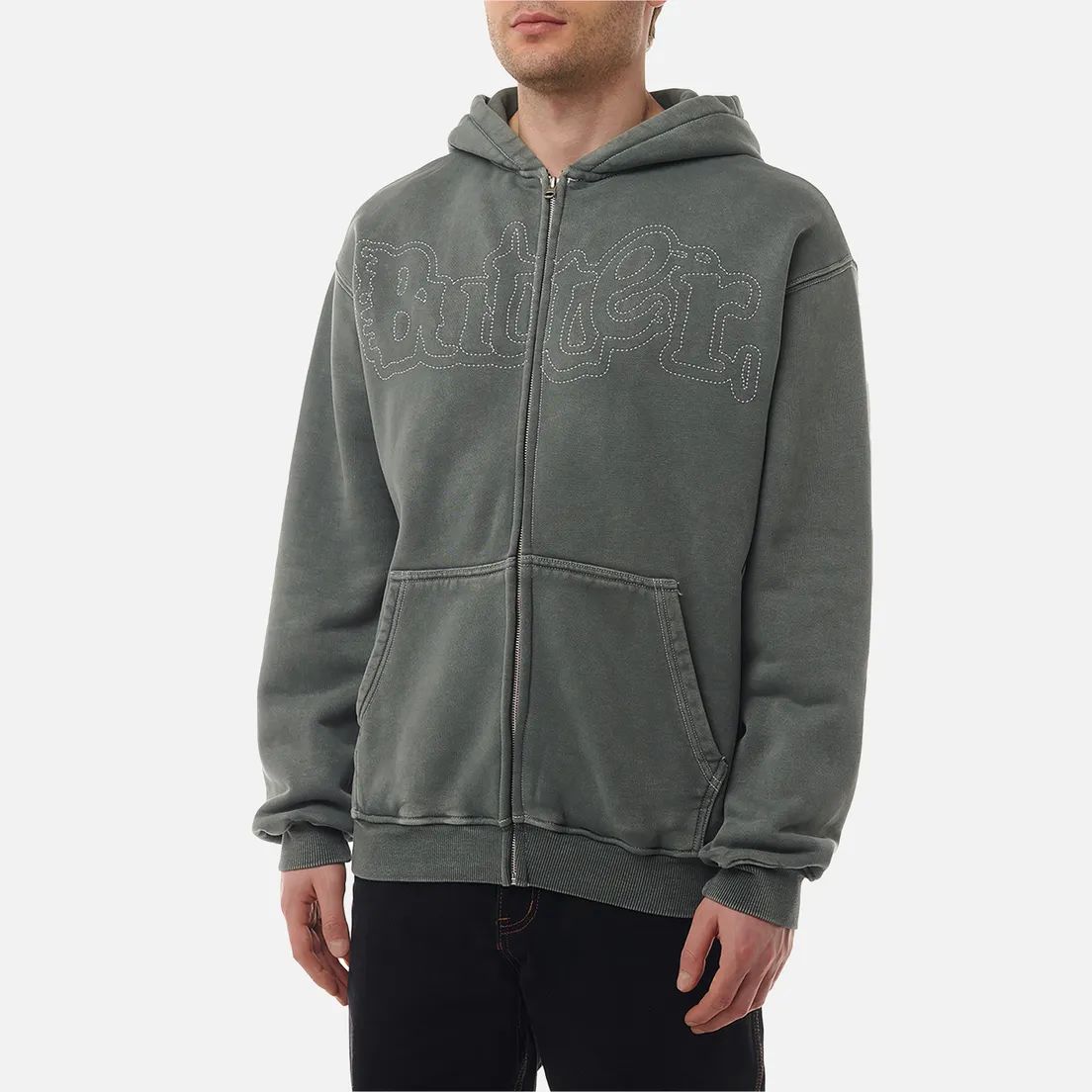 Butter Goods Мужская толстовка Breakdown Zip-Thru Hoodie