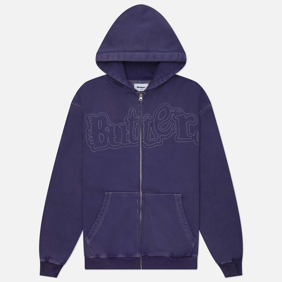 Butter Goods Мужская толстовка Breakdown Zip-Thru Hoodie