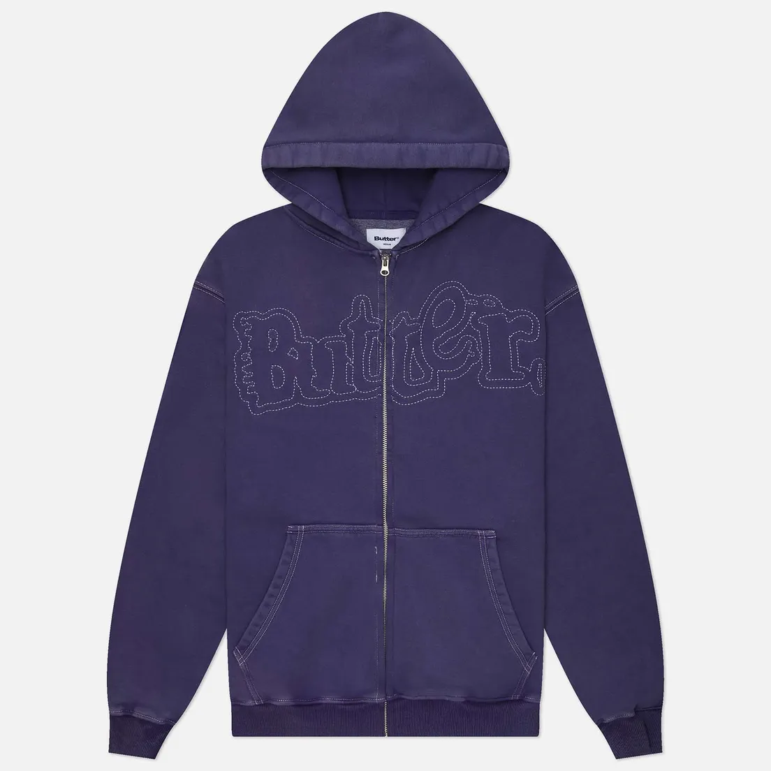 Butter Goods Мужская толстовка Breakdown Zip-Thru Hoodie