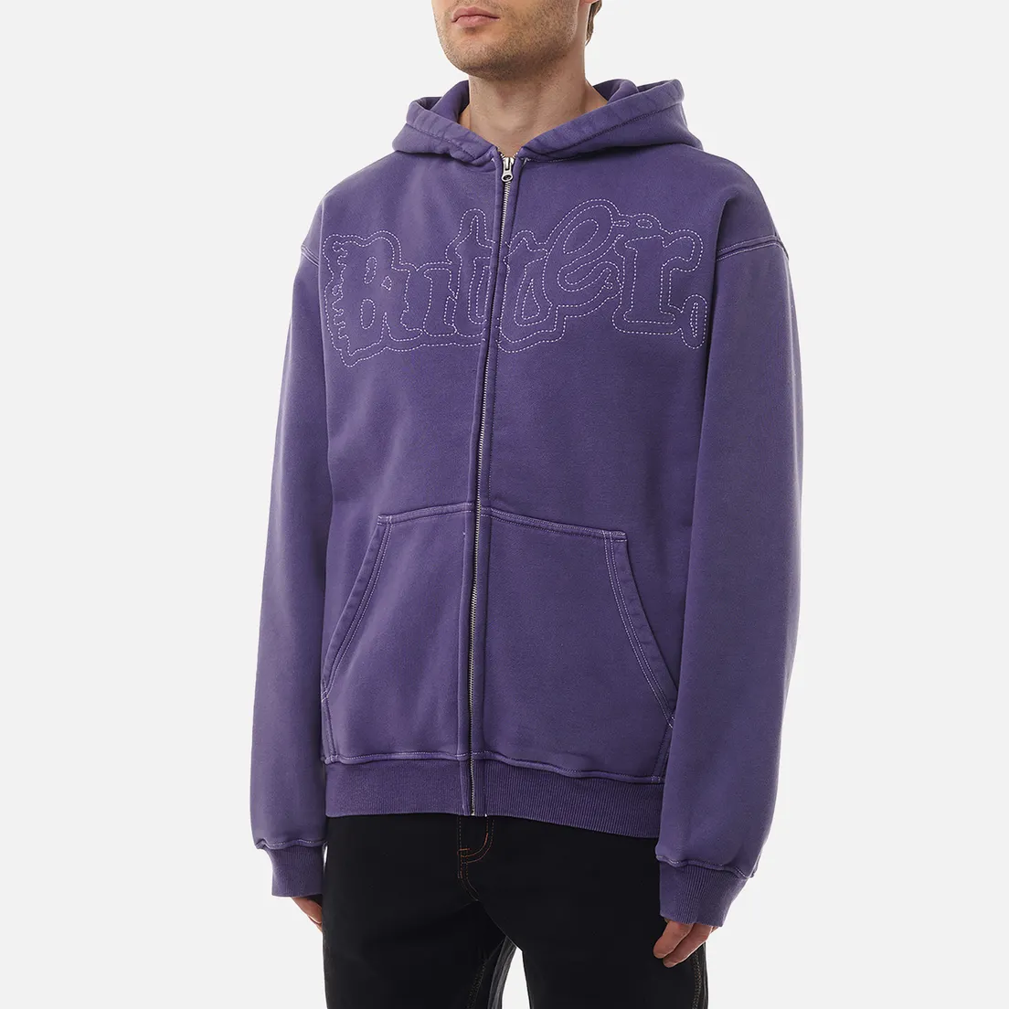 Butter Goods Мужская толстовка Breakdown Zip-Thru Hoodie