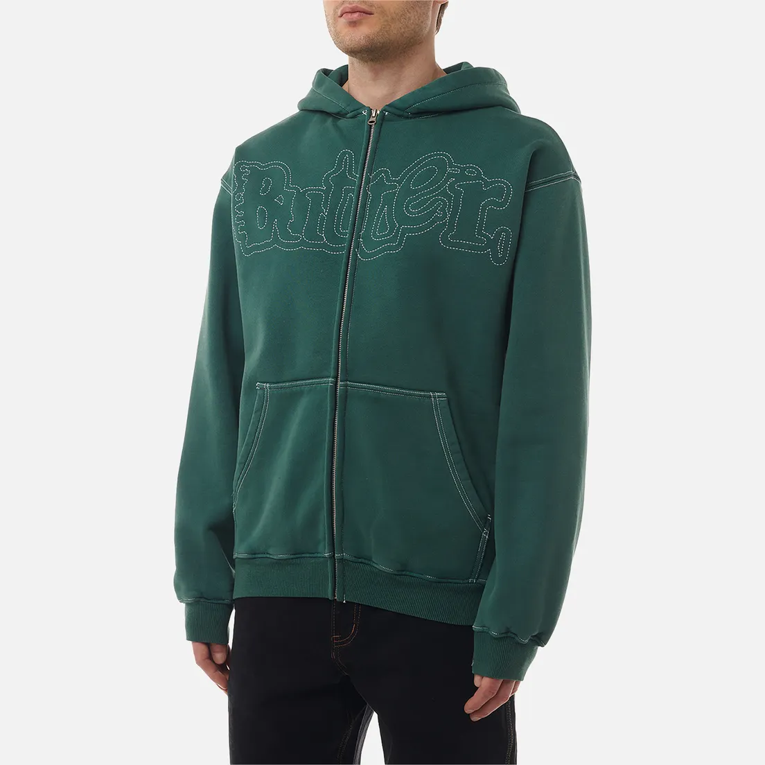 Butter Goods Мужская толстовка Breakdown Zip-Thru Hoodie