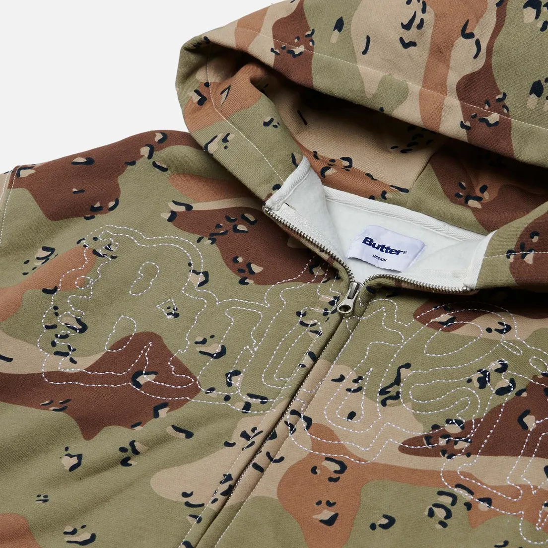 Butter Goods Мужская толстовка Breakdown Zip-Thru Hoodie