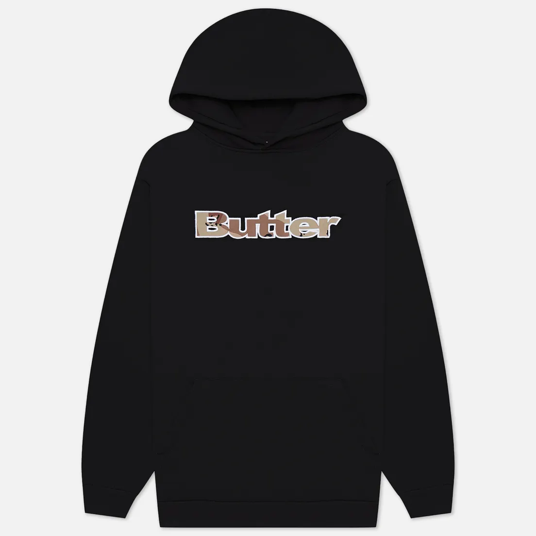 Butter Goods Мужская толстовка Logo Camo Applique Pullover Hoodie
