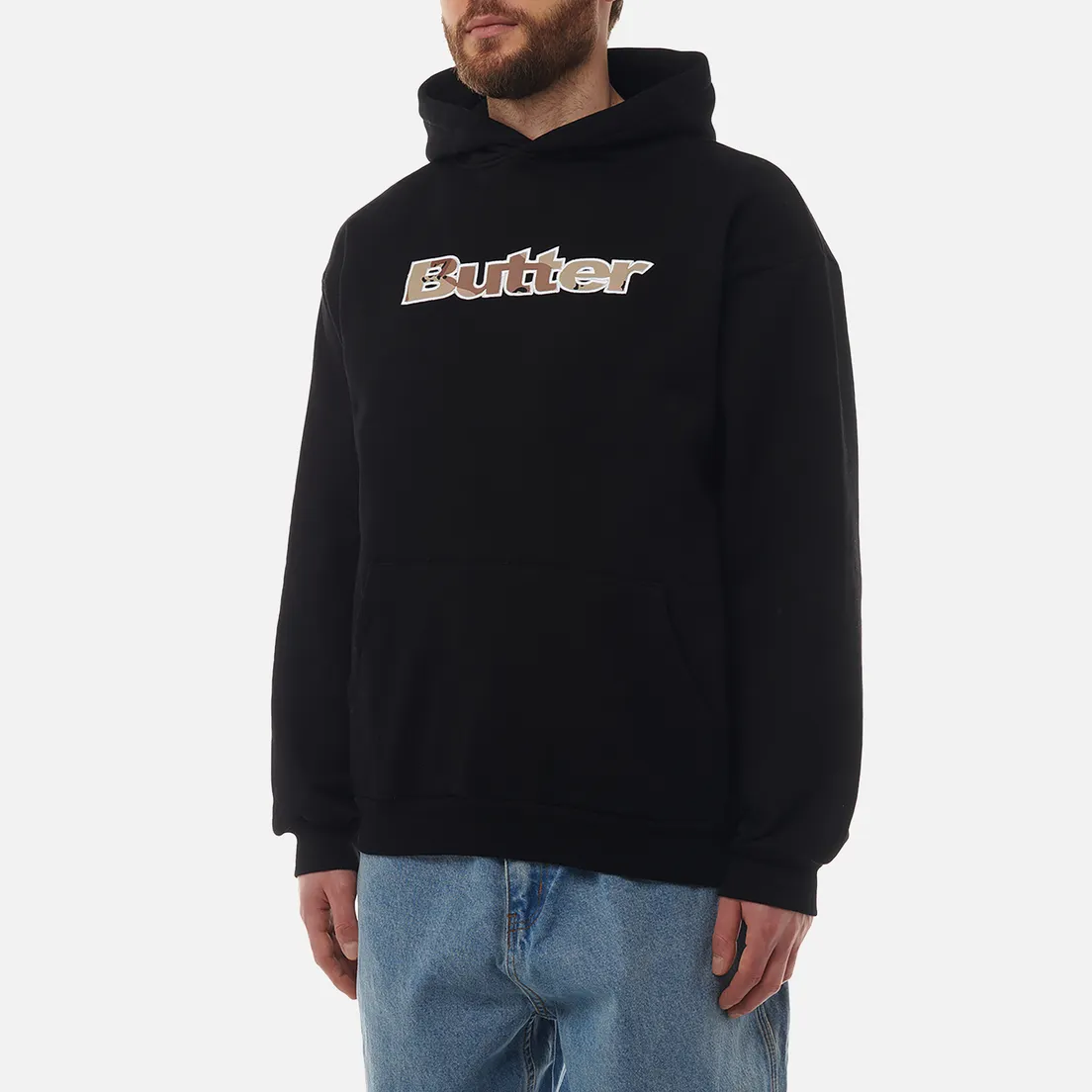 Butter Goods Мужская толстовка Logo Camo Applique Pullover Hoodie