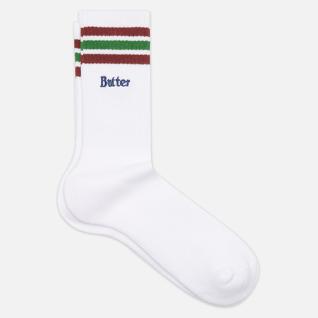  Носки Butter Goods Stripe Q324, цвет белый, размер 40-46 EU