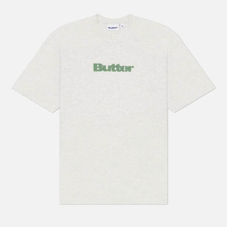 Мужская футболка Butter Goods Stencil Logo, цвет серый, размер M