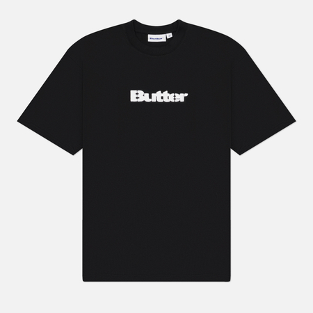 Мужская футболка Butter Goods Stencil Logo, цвет чёрный, размер M