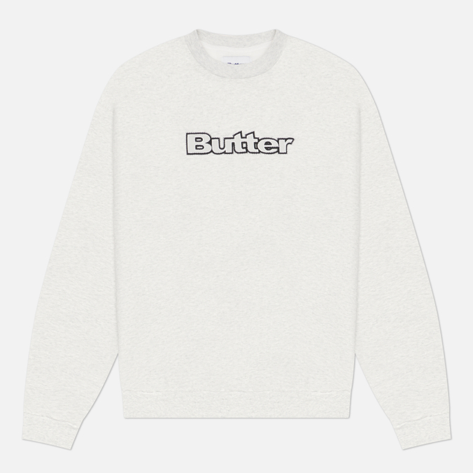 Мужская толстовка Butter Goods Satin Applique Logo Crewneck