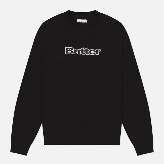 Мужская толстовка Butter Goods Satin Applique Logo Crewneck