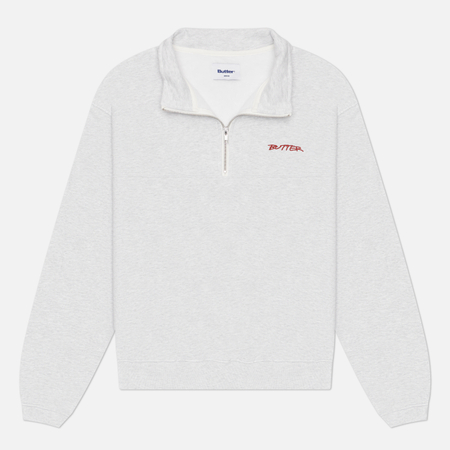 Мужская толстовка Butter Goods Panel 1/4 Zip, цвет серый, размер XL