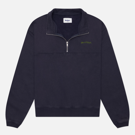Мужская толстовка Butter Goods Panel 1/4 Zip, цвет синий, размер L