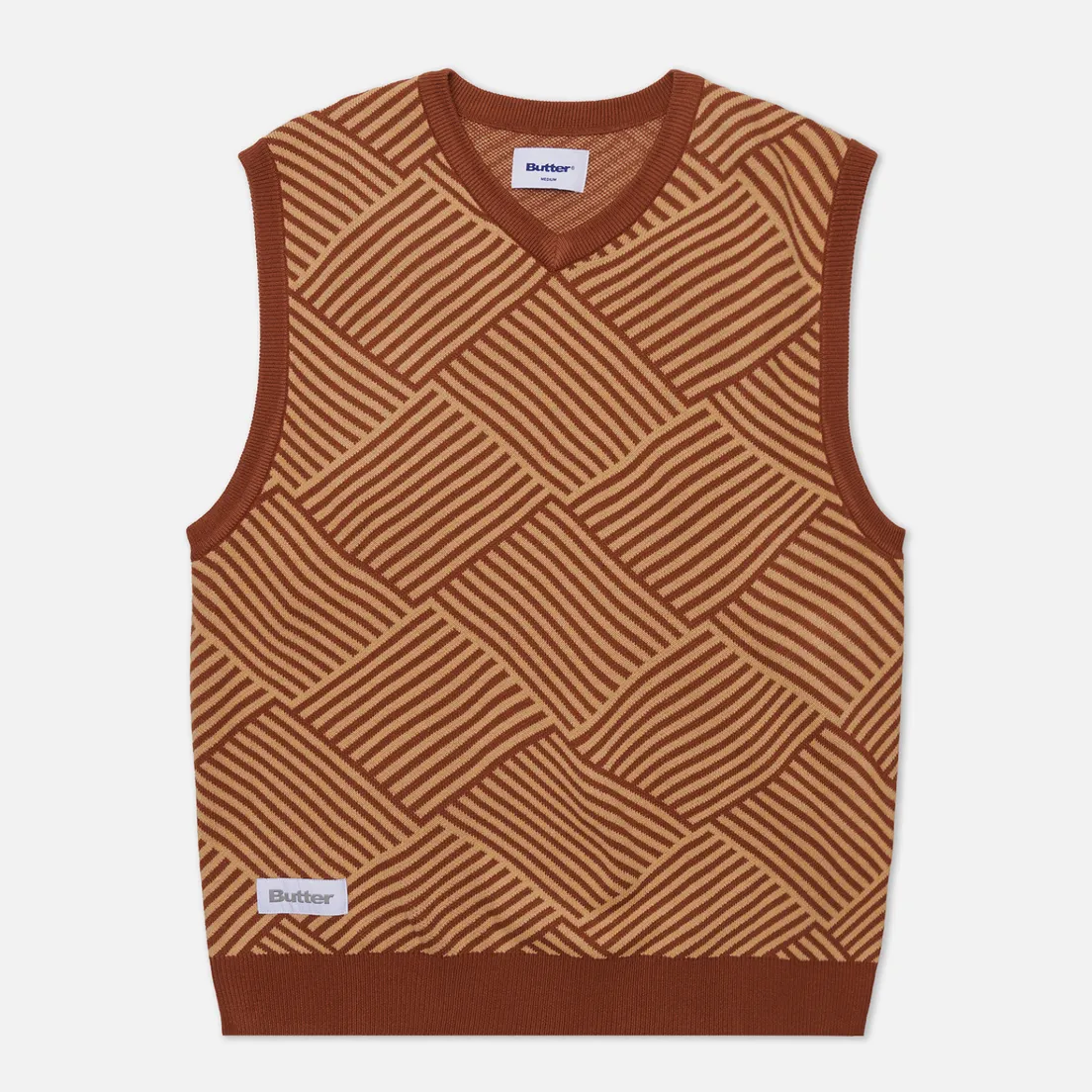 Butter Goods Мужской жилет Parquet Knit