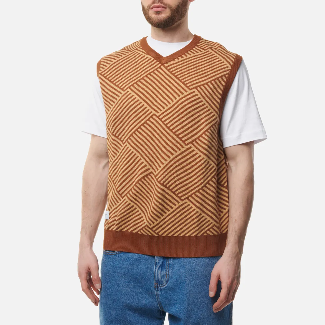 Butter Goods Мужской жилет Parquet Knit