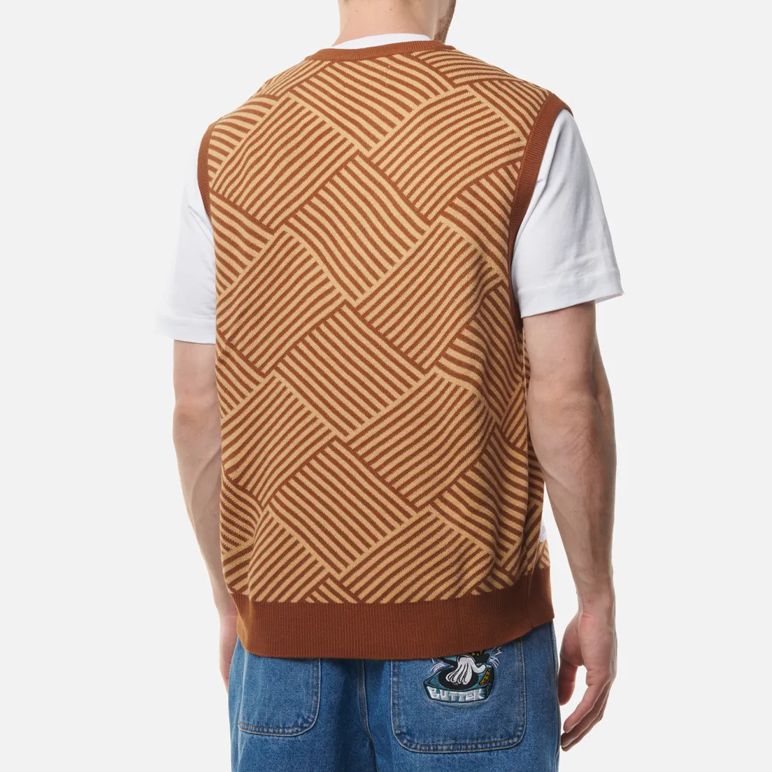 Butter Goods Мужской жилет Parquet Knit