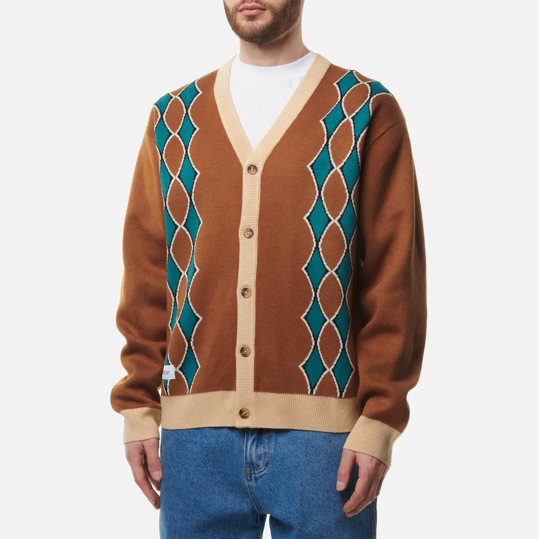 Butter Goods Мужской кардиган Diamond Knit