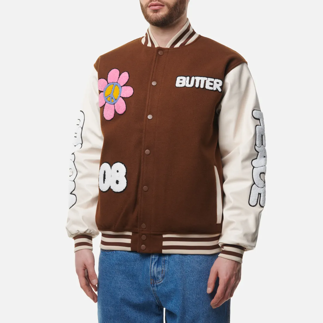 Butter Goods Мужская куртка бомбер World Peace Varsity