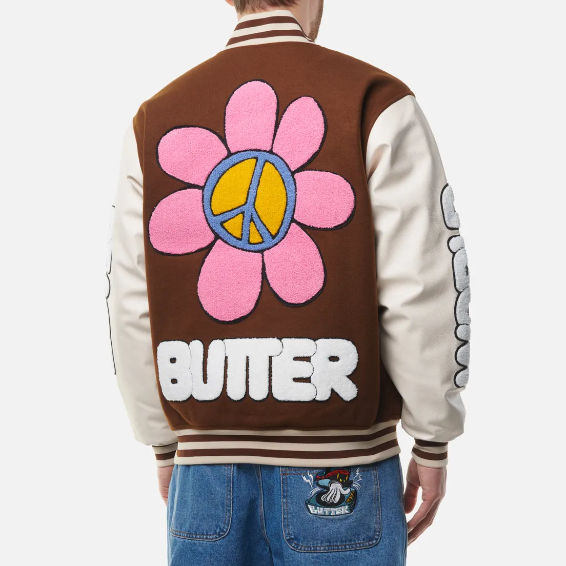 Butter Goods Мужская куртка бомбер World Peace Varsity