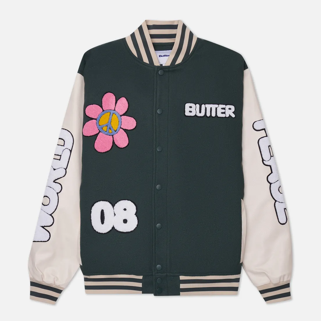 Butter Goods Мужская куртка бомбер World Peace Varsity