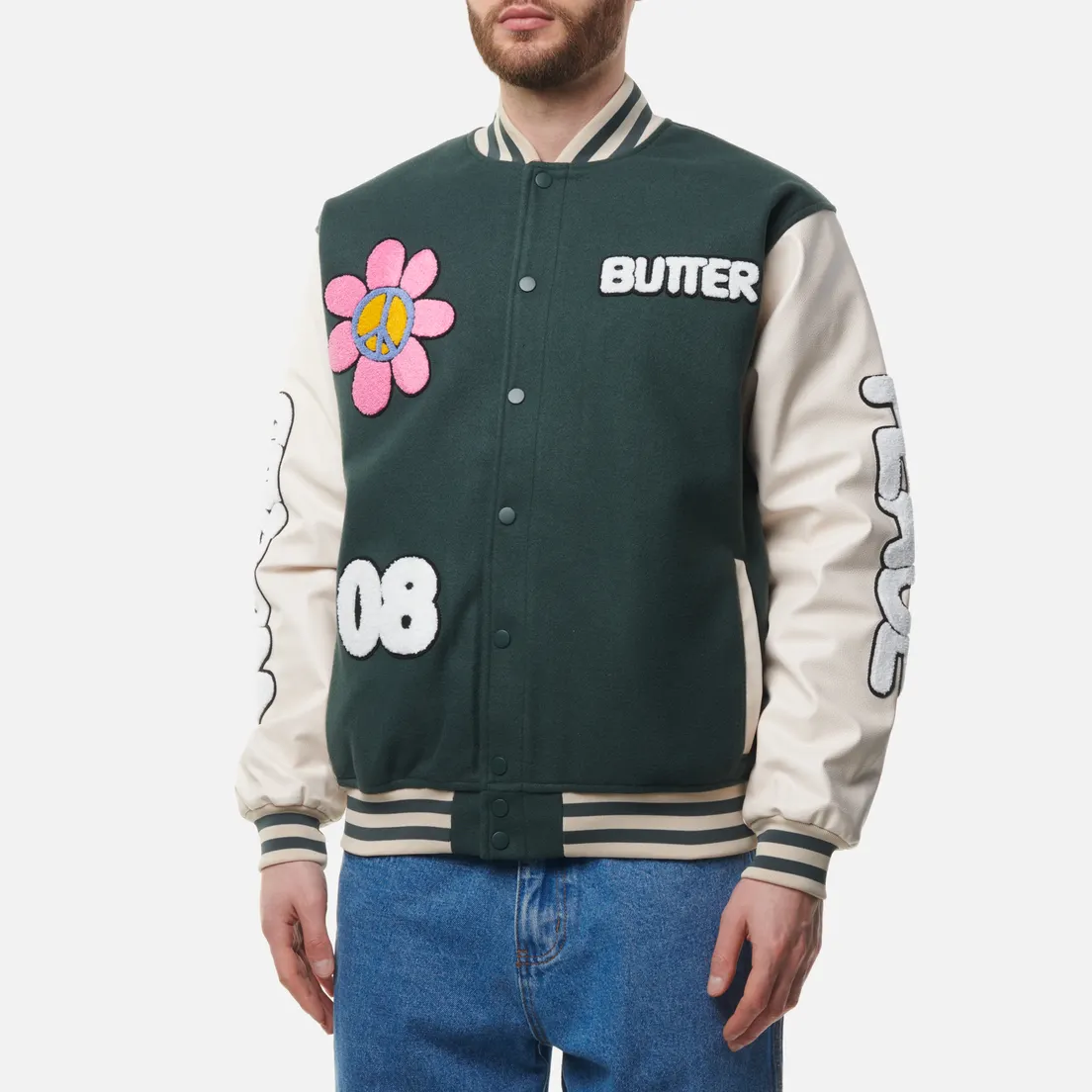 Butter Goods Мужская куртка бомбер World Peace Varsity