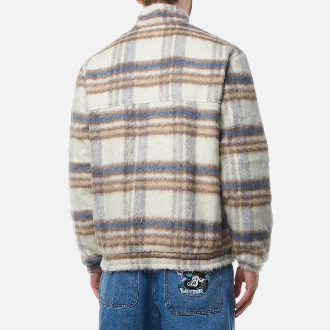 Butter Goods Мужская флисовая куртка Hairy Plaid Lodge