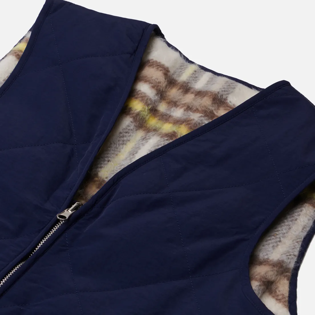 Butter Goods Мужской жилет Reversible Hairy Plaid