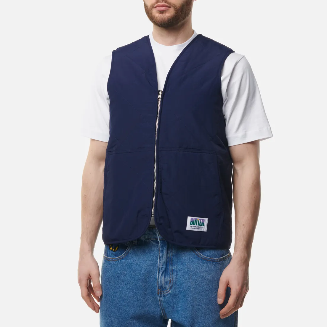 Butter Goods Мужской жилет Reversible Hairy Plaid