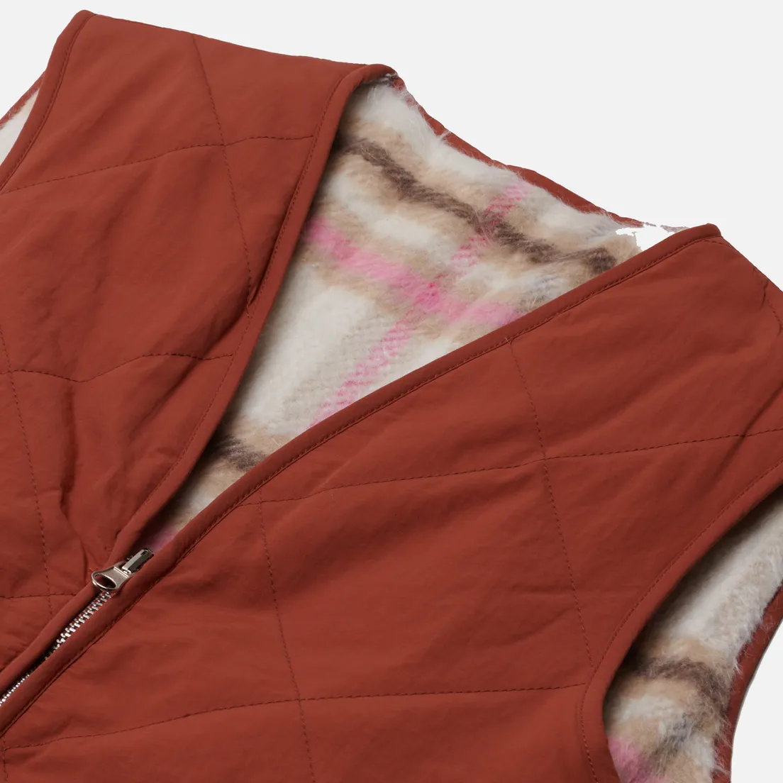 Butter Goods Мужской жилет Reversible Hairy Plaid