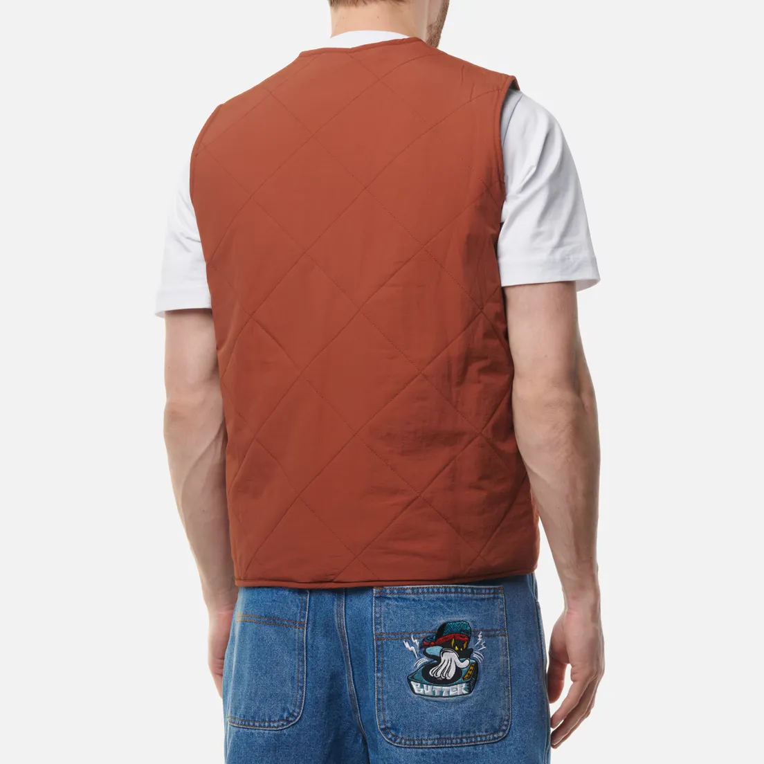 Butter Goods Мужской жилет Reversible Hairy Plaid