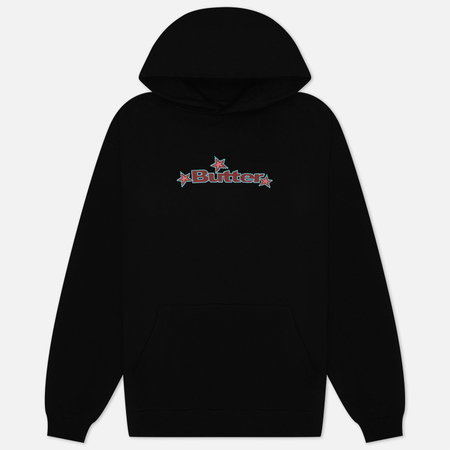 фото Мужская толстовка butter goods star logo hoodie, цвет чёрный, размер s