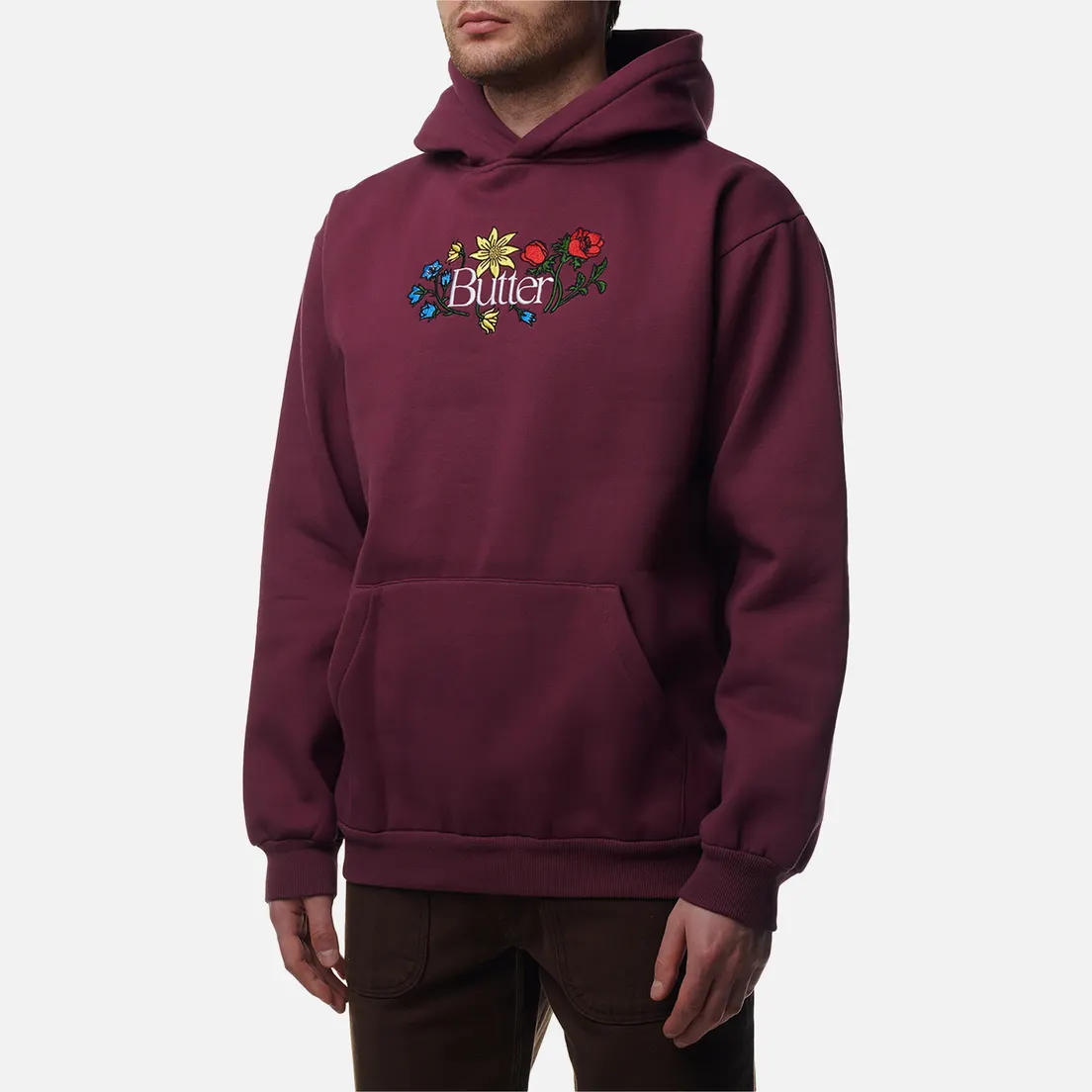 Butter Goods Мужская толстовка Floral Embroidered Hoodie