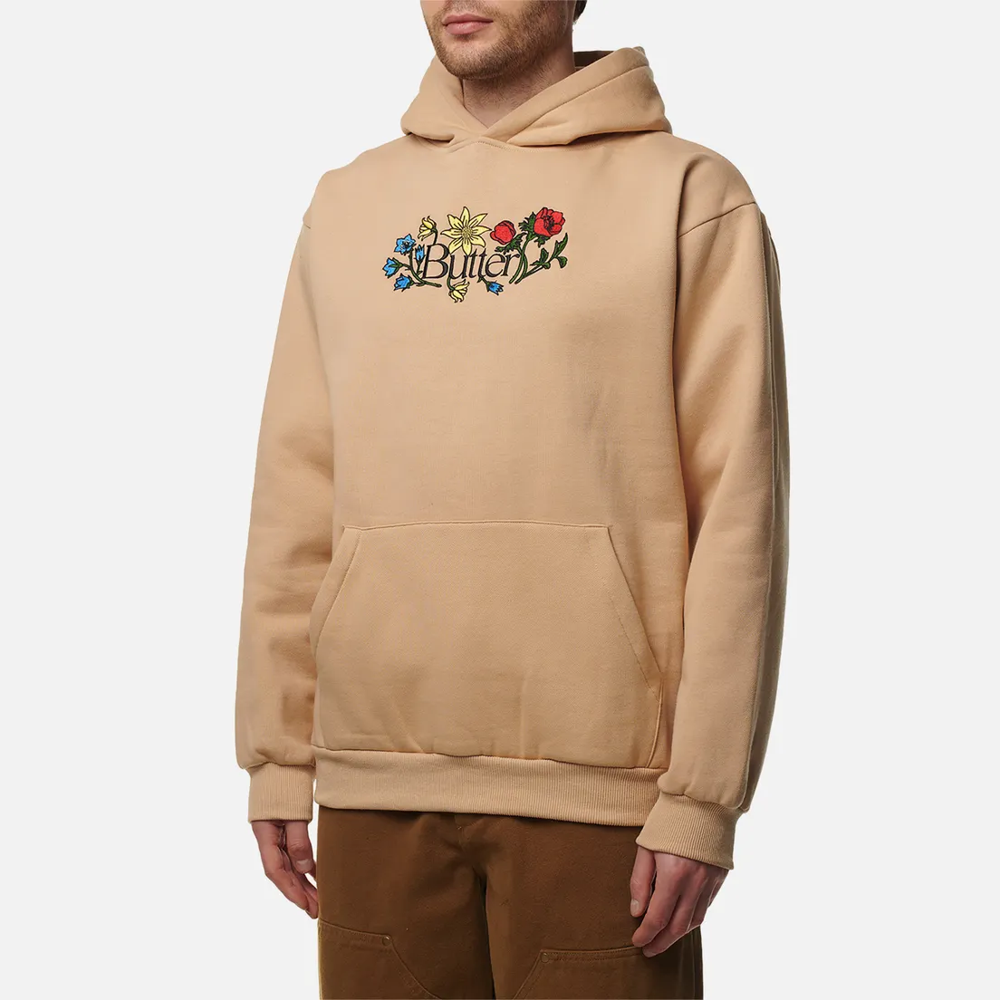 Butter Goods Мужская толстовка Floral Embroidered Hoodie