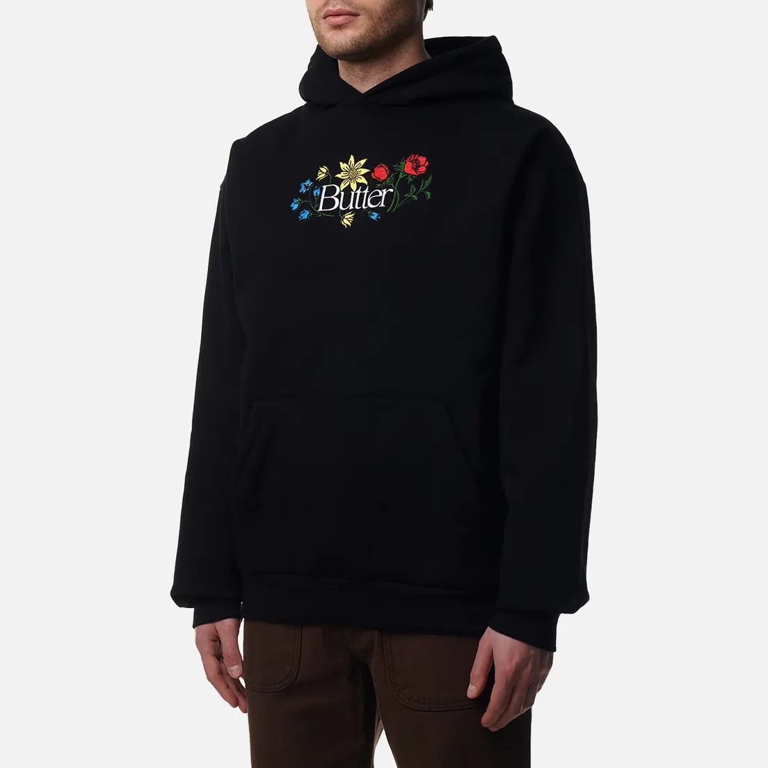 Butter Goods Мужская толстовка Floral Embroidered Hoodie