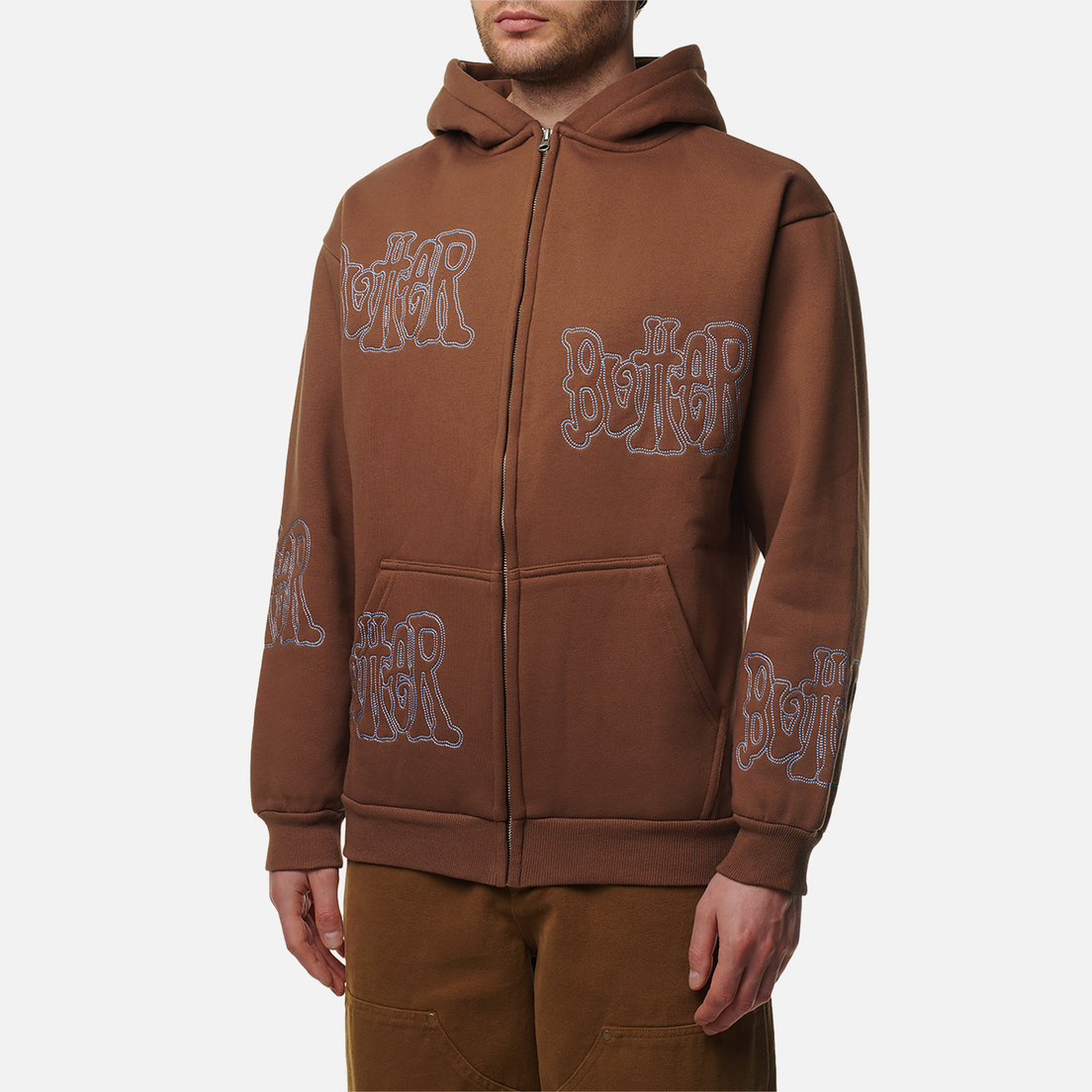 Butter Goods Мужская толстовка Tour Zip-Thru Hoodie