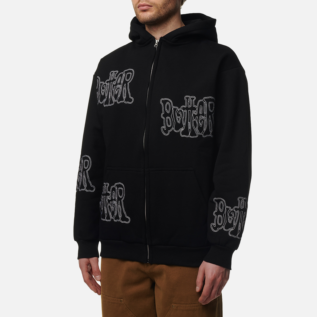 Butter Goods Мужская толстовка Tour Zip-Thru Hoodie