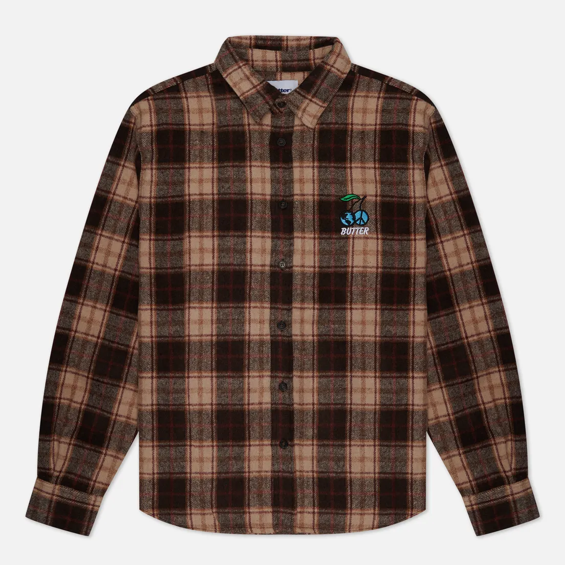 Butter Goods Мужская рубашка Cherry Flannel