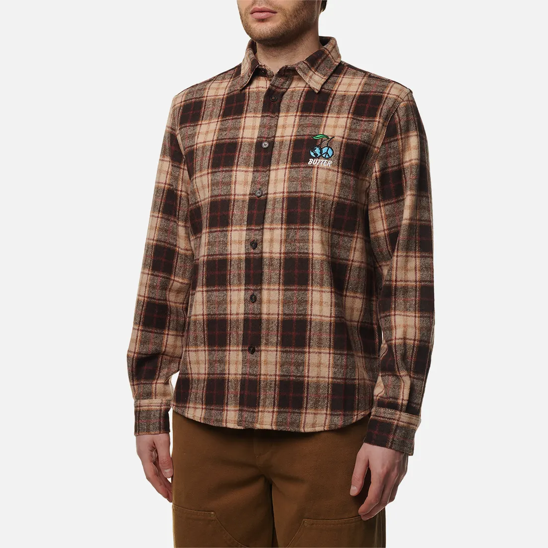 Butter Goods Мужская рубашка Cherry Flannel