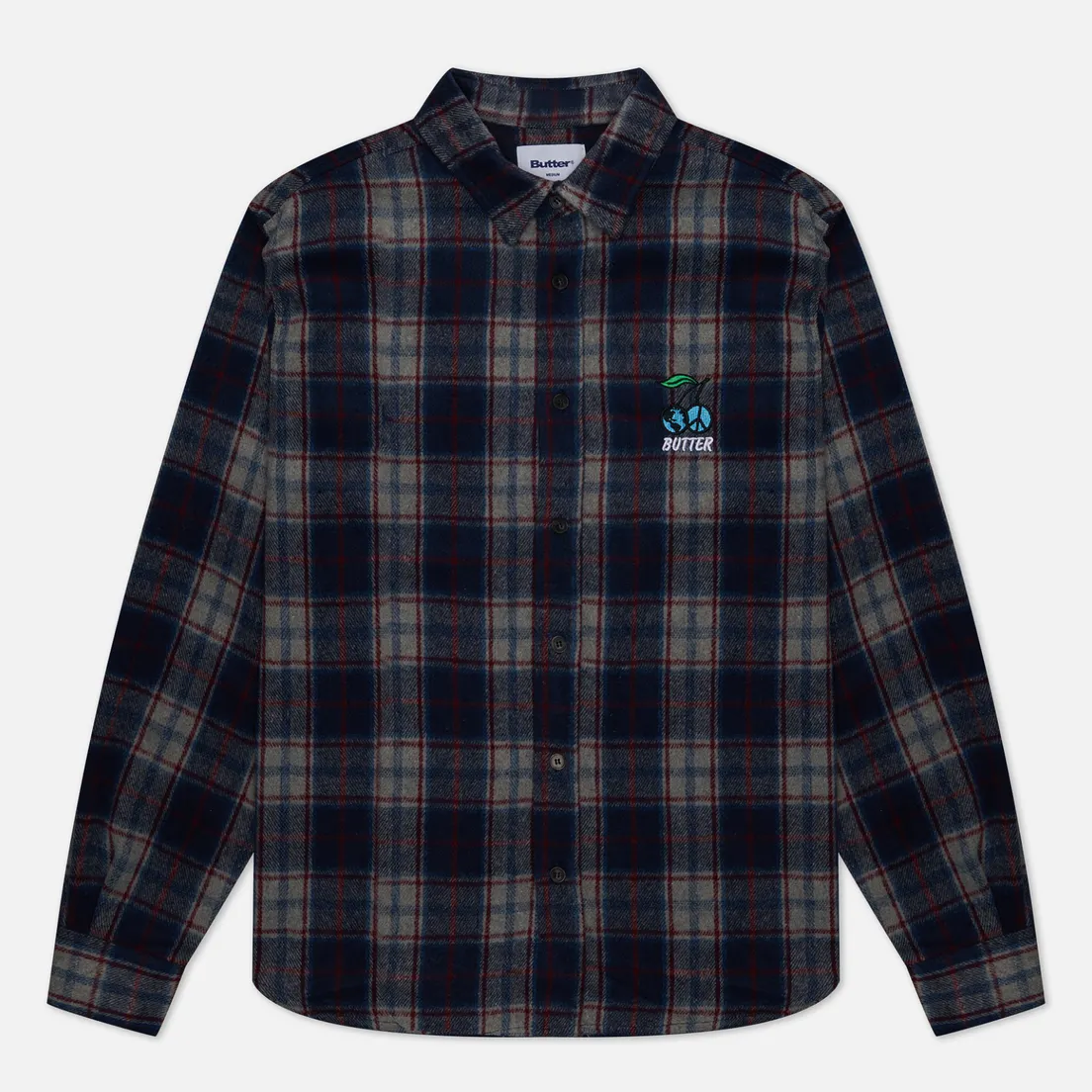 Butter Goods Мужская рубашка Cherry Flannel
