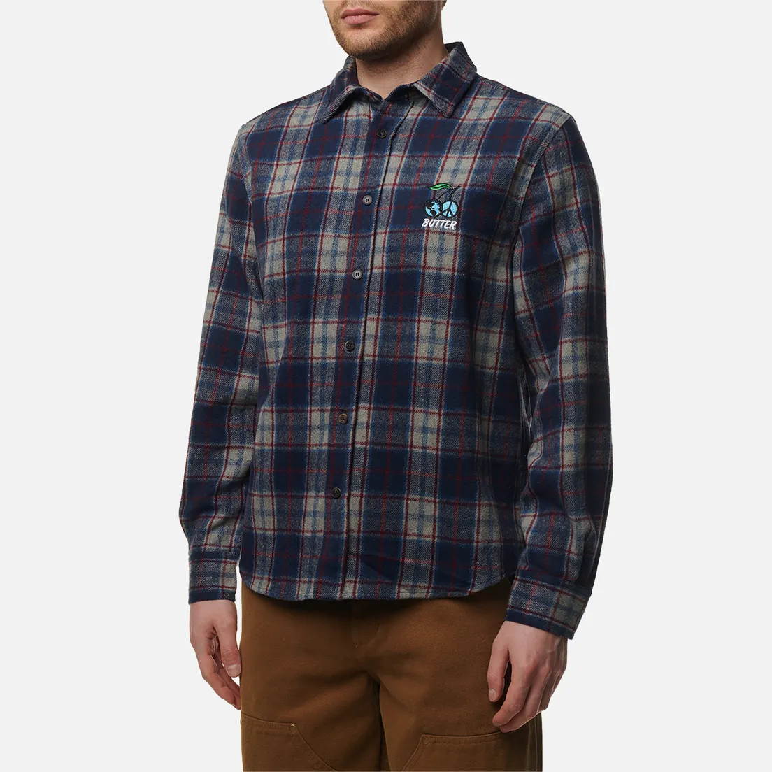 Butter Goods Мужская рубашка Cherry Flannel