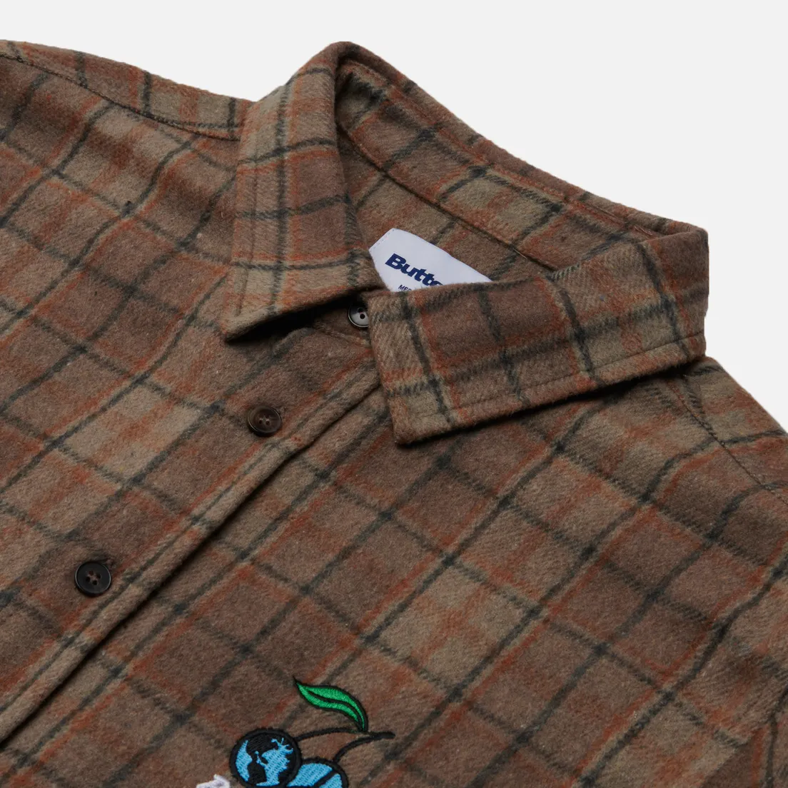 Butter Goods Мужская рубашка Cherry Flannel