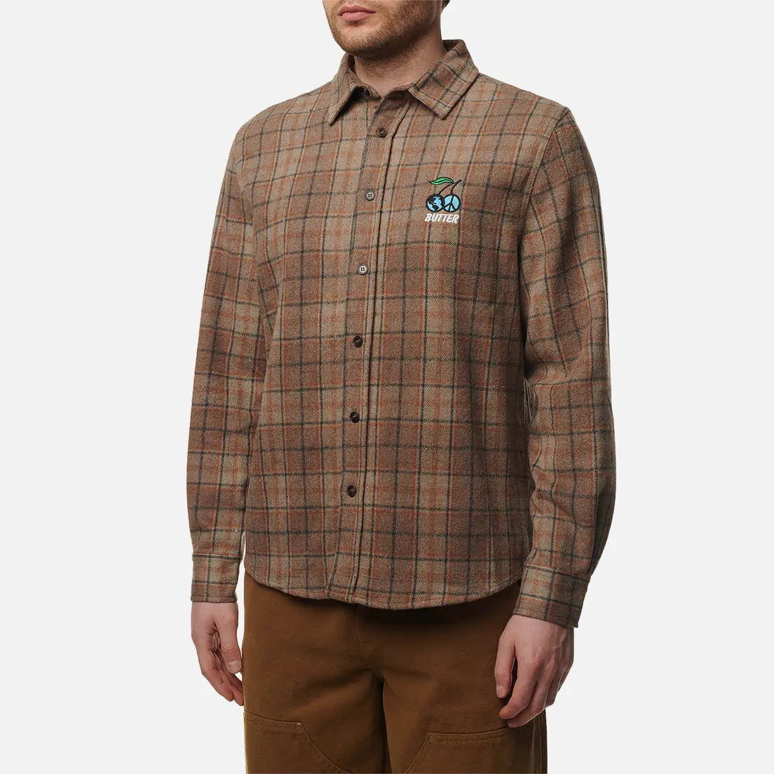 Butter Goods Мужская рубашка Cherry Flannel