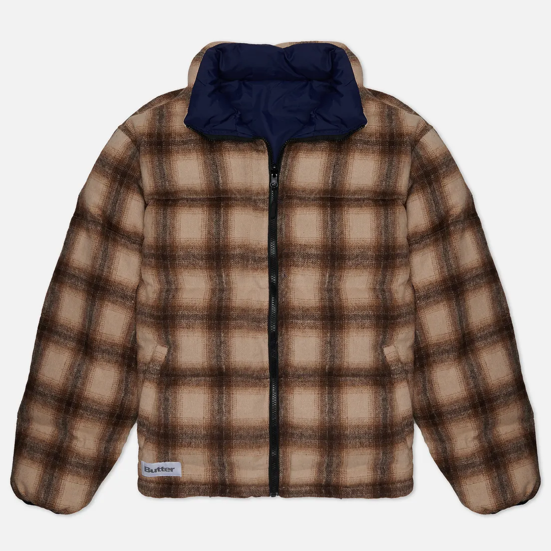 Butter Goods Мужской пуховик Reversible Plaid Puffer