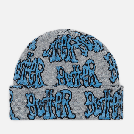 фото Шапка butter goods tour, цвет серый